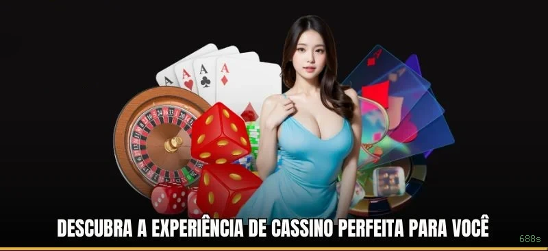 Imagem promocional do cassino online da 688s mostrando jogos ao vivo